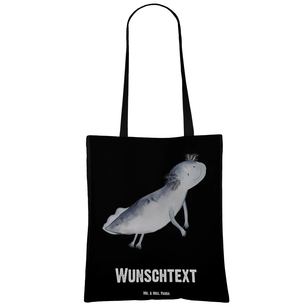 Personalised tote bag axolotl To swim Axolotl, Axelotl, marine animals, Mexican walking fish, salamander, tail, amphibians, solutions, problems, problem, motivation, axolot