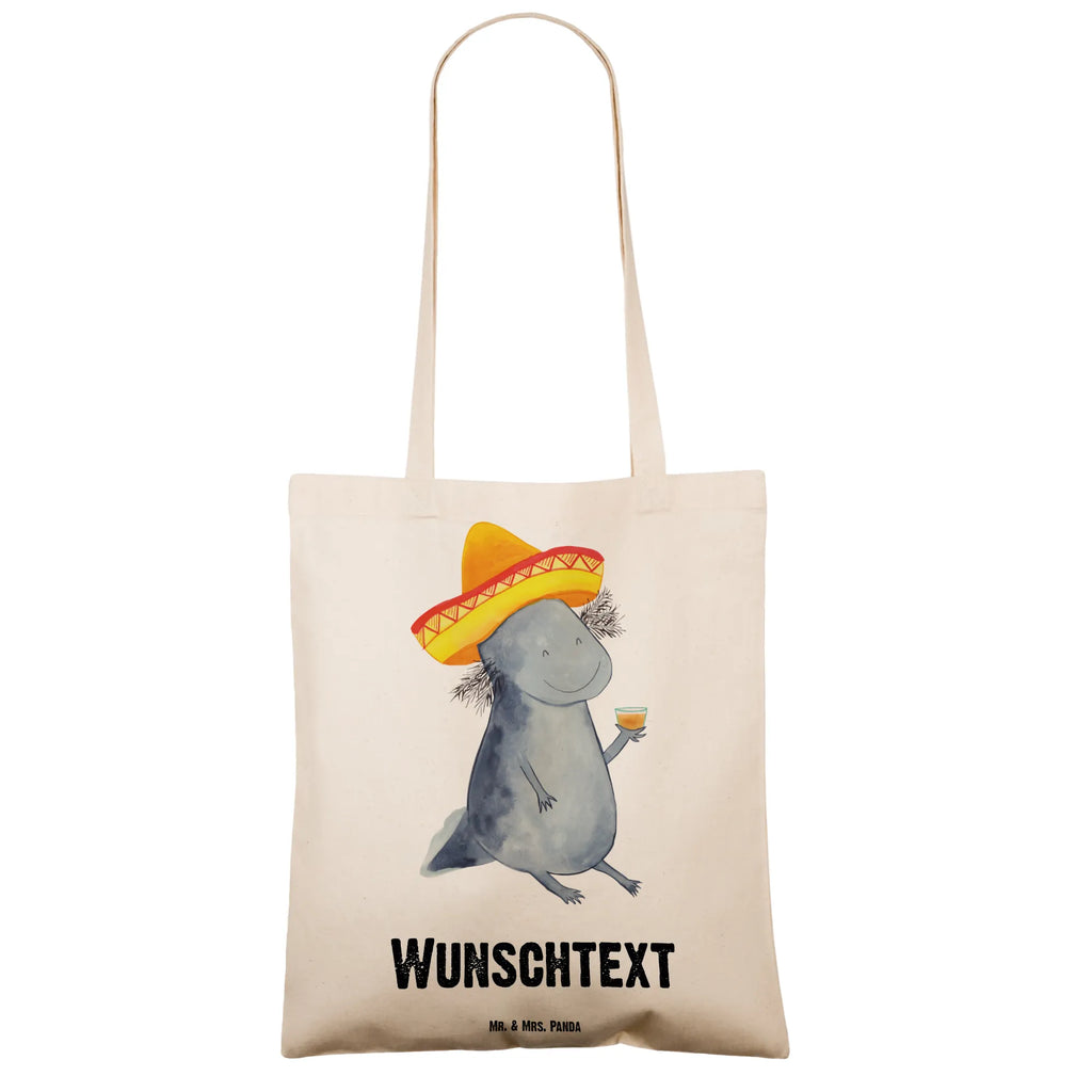 Personalised tote bag axolotl tequila Axolotl, Axelotl, marine animals, Mexican walking fish, salamander, Sombrero, Saying, Tequila, Axolot, Mexico, Amphibian, Tail Lurch, Fire Dragon, Fire Salamander, Lemon, Motivation
