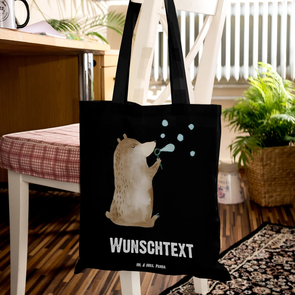 Personalizowana torba niedźwiedź bańki mydlane Niedźwiedź, Miś, Pluszowy miś