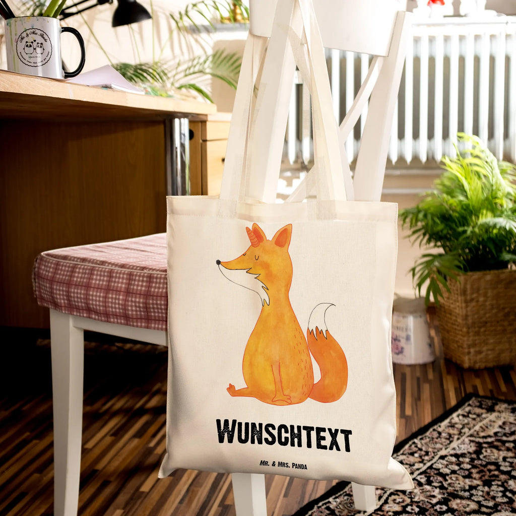 Personalised tote bag unicorn Wish unicorn, unicorns, foxycorn, foxes, fox, fox horns