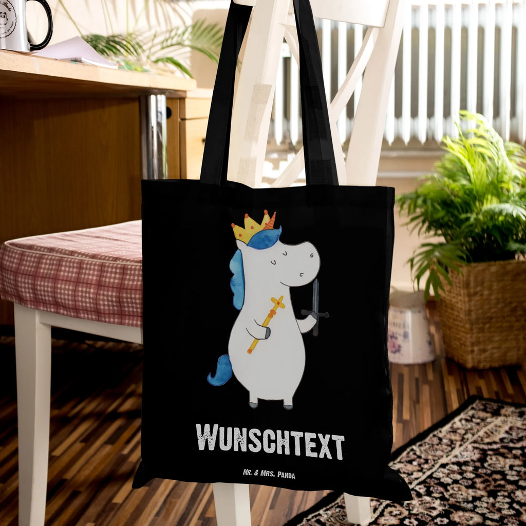 Personalised tote bag unicorn king with sword unicorn, unicorns, Unicorn, Ruler, Crown, Chancellor, gift boyfriend, Prosecco, present boy, sword, King, Emperor, President, Princess