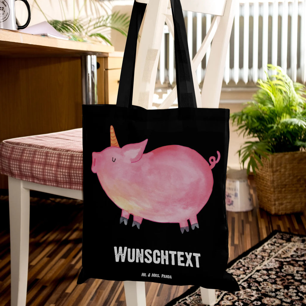 Personalisierte Tragetasche Einhorn Schweinhorn Stoffbeutel mit Namen, Shopper, Personalisierter Beutel, Personalisierte Einkaufstasche, Strandtasche, Personalisierte Jutetasche, Personalisierte Beuteltasche, Tragetasche mit Namen, Personalisierter Jutebeutel, Einkaufstasche mit Namen, Einkaufsbeutel, Umhängetasche, Personalisierte Kindergartentasche, Personalisierter Stoffbeutel, Personalisierte Tasche, Tüte, Schultertasche, Unicorn, Einhorn, Einhörner, Einhorn Deko, Schweinhorn, Schwein, Pig, Englisch, Funny, Piggy, Spaß, Spruch, Geschenk, Party, English, Witzig. Lustig, Bauer