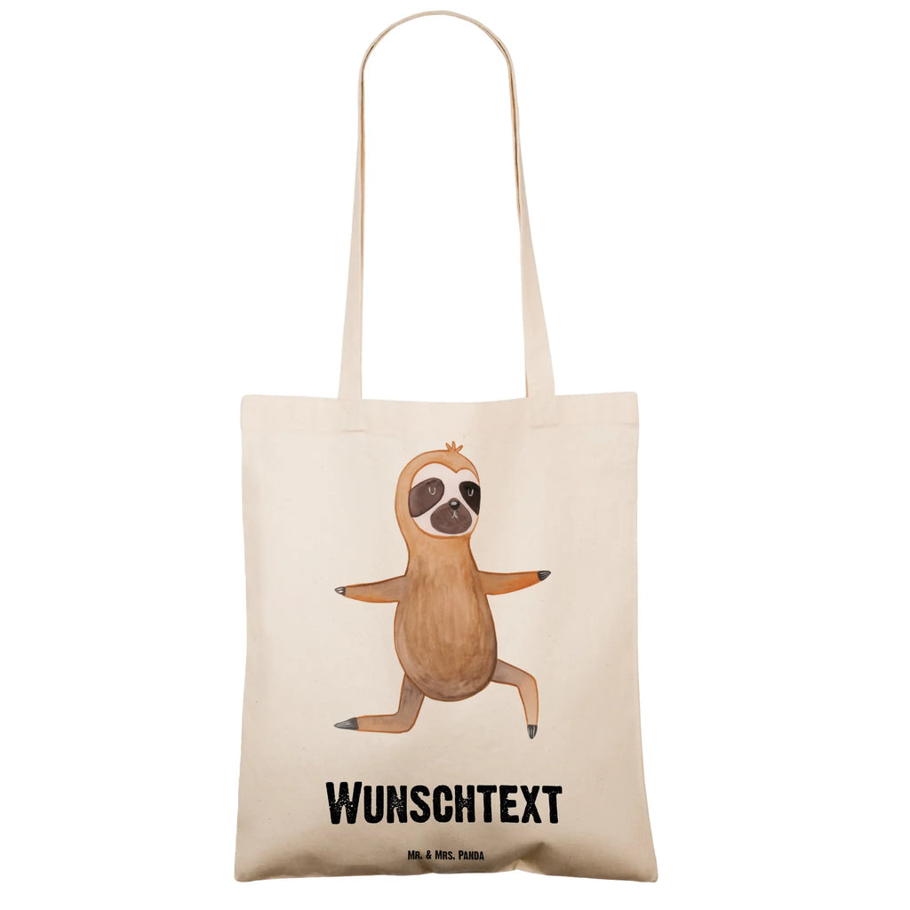 Personalised tote bag sloth yoga Sloth, sloth, trend animal, favorite animal, namaste, yoga exercises, warrior, yoga, lazy