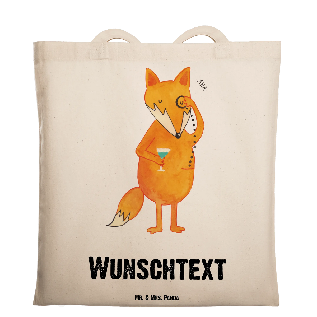 Personalised tote bag Fox lord