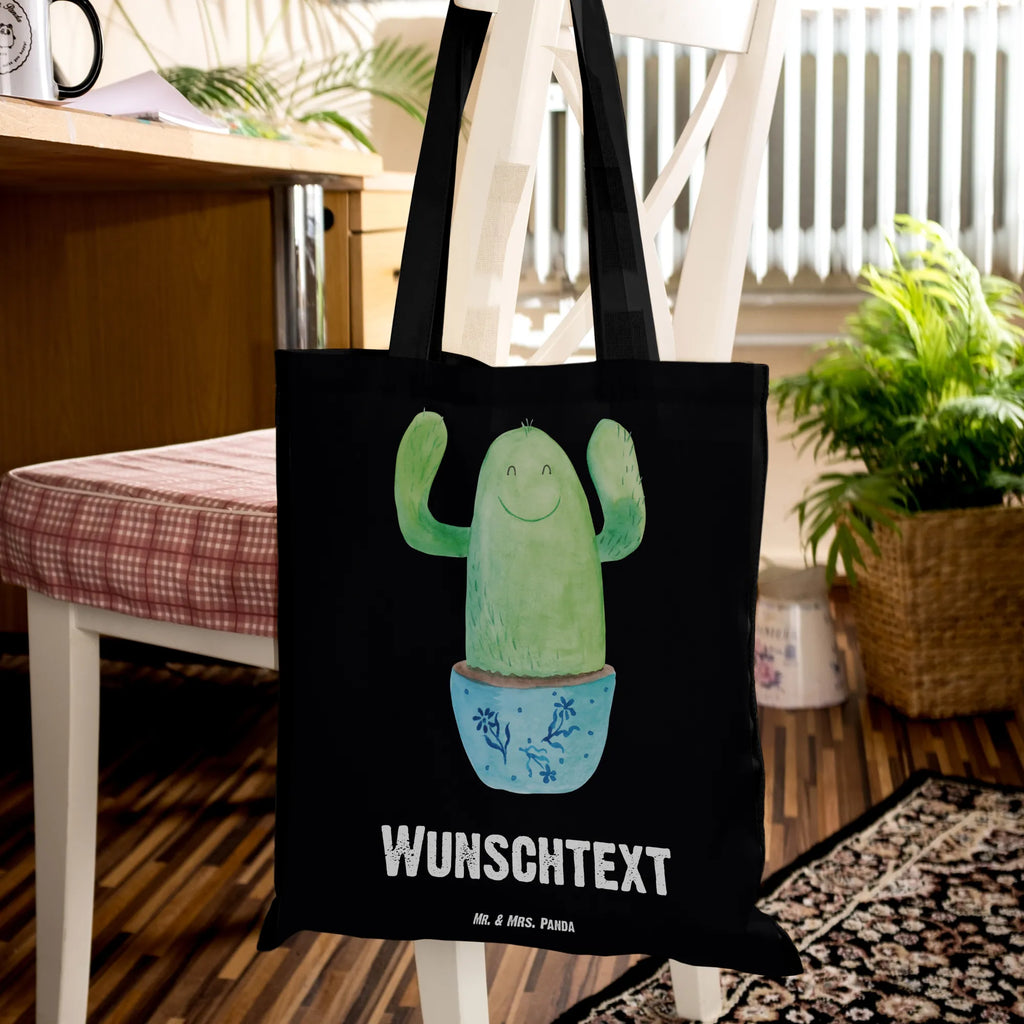 Personalisierte Tragetasche Kaktus Happy Personalisierter Stoffbeutel, Shopper, Einkaufstasche mit Namen, Personalisierte Tasche, Personalisierter Jutebeutel, Stoffbeutel mit Namen, Tüte, Schultertasche, Personalisierte Einkaufstasche, Personalisierter Beutel, Strandtasche, Einkaufsbeutel, Umhängetasche, Tragetasche mit Namen, Personalisierte Kindergartentasche, Personalisierte Jutetasche, Personalisierte Beuteltasche, Kakteen, Kaktus, Motivation, Ausbildung, Familie, Büro, Neustart, Freundin, Kollegin, Lustig, Kindersicherung, Spruch, Büroalltag, Mutter, Kollege