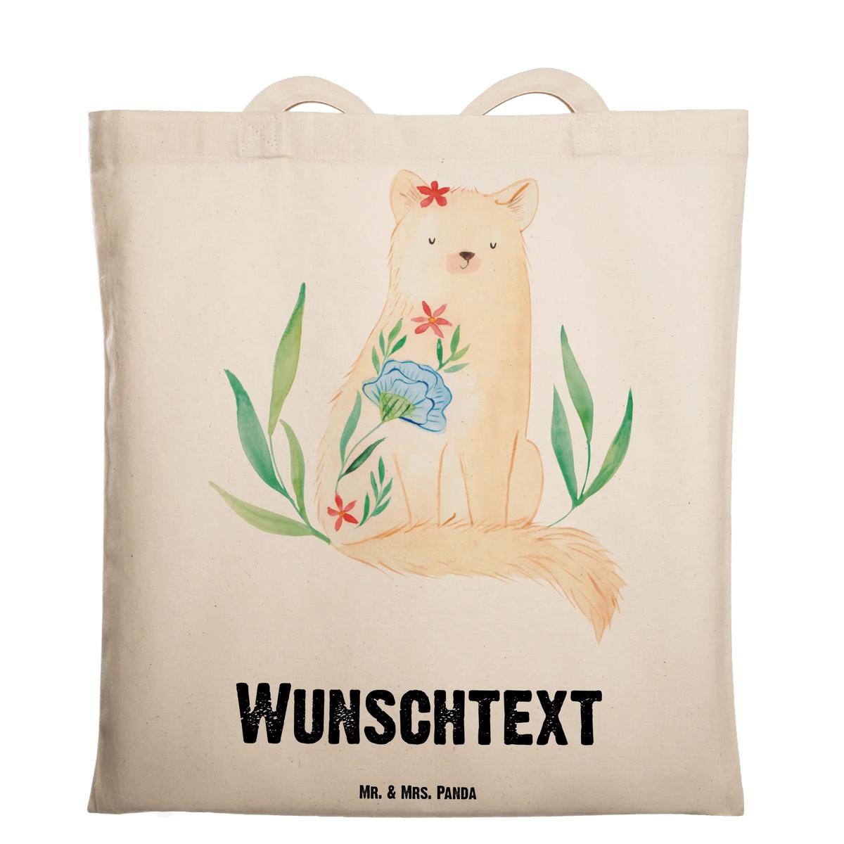 Personalised tote bag Cat Flower animal lover, tomcat, kitty, meow, kitten, housecat, mama cat, love cats, cat image, cat fan, cat lover, cat fancier, cat decoration, gift for cat lover, cat owner, funny cats, cat sayings, cat motto, funny cat gifts, fan merchandise, cat stuff, self-love, self-care, courage outburst