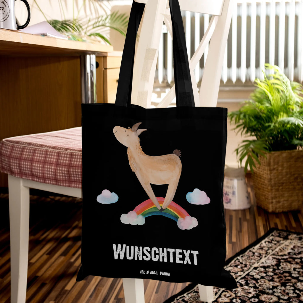 Personalisierte Tragetasche Lama Regenbogen Umhängetasche, Personalisierter Stoffbeutel, Personalisierte Einkaufstasche, Shopper, Personalisierte Kindergartentasche, Einkaufsbeutel, Personalisierte Jutetasche, Personalisierter Jutebeutel, Schultertasche, Tragetasche mit Namen, Personalisierter Beutel, Personalisierte Beuteltasche, Stoffbeutel mit Namen, Strandtasche, Personalisierte Tasche, Einkaufstasche mit Namen, Tüte, Lama, Alpaka, Regenbogen, Hobby, Haters Gonna Hate, Selbstständig, Freiheit, Außenseiter, Lamas, Wolkenland, Haters, Abi, Schule