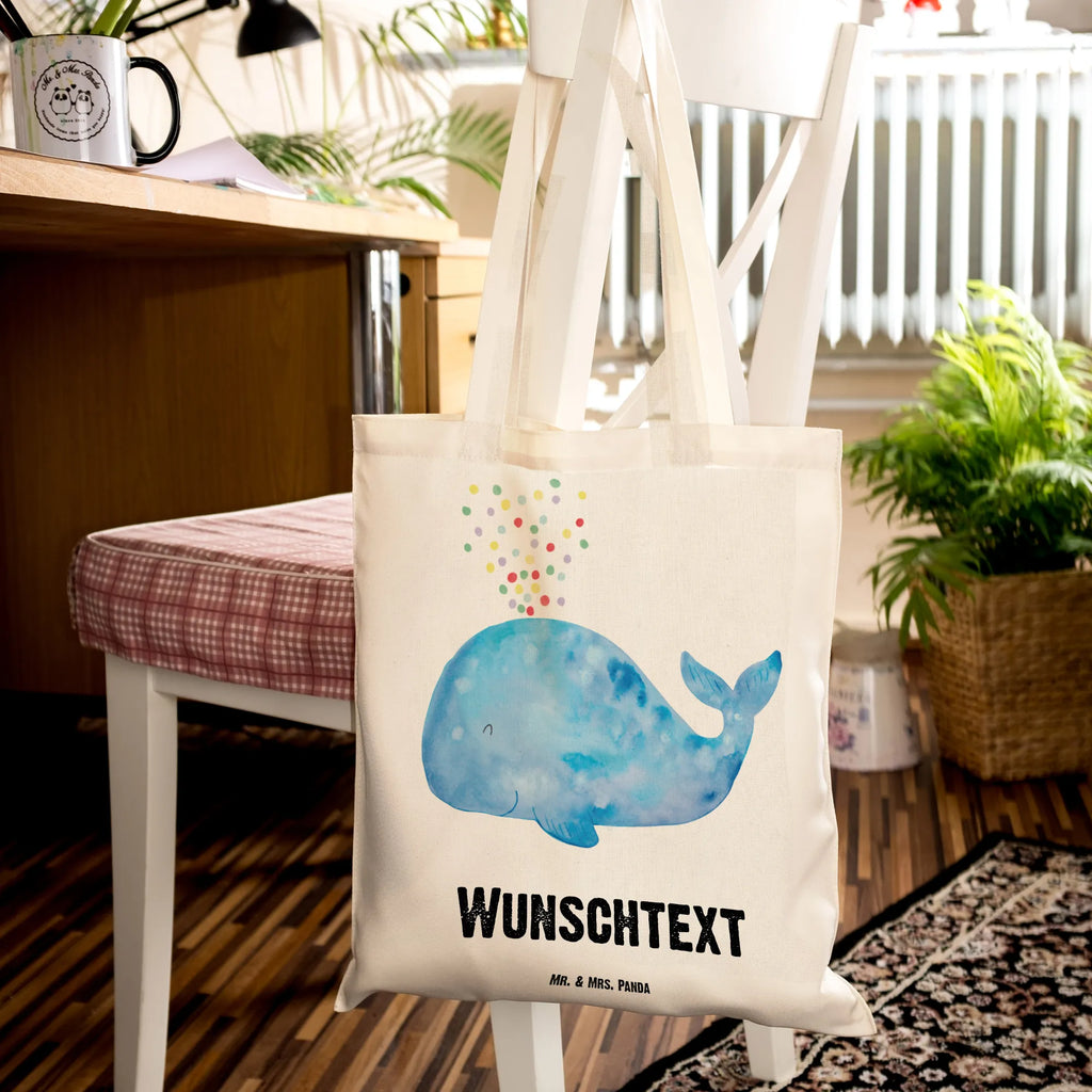 Personalised tote bag whale confetti Seafood, aquatic animals, ocean, sea, fish, shells, corals, reef, whale, narwhal, sea urchin, lobster, platypus, turtle, manatee, crocodile, orca, shrimp, gifts for seafood lovers, water world, underwater animals, underwater world, vacation, deep sea, seafood fans, gift ideas, seafood decoration, seafood posters, period of life, new beginning, losing weight, confetti, motivation, whales, Whale, diet, new start, separation, birthday
