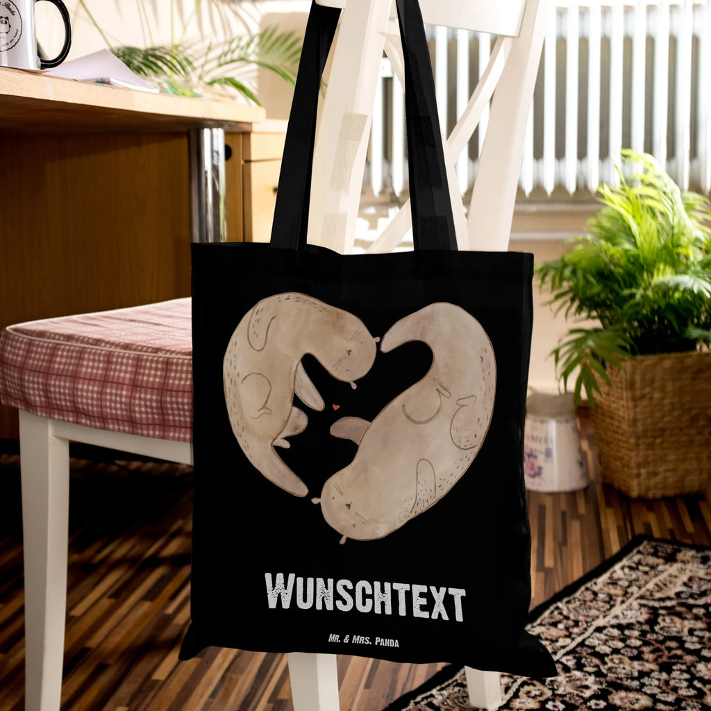 Personalizowana torba wydra serce Kuna, wydra, morska wydra