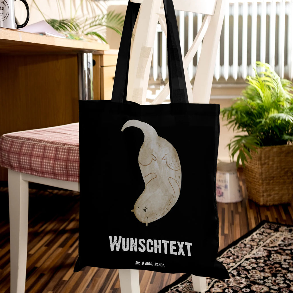 Personalizowana torba wydra Do góry nogami Personalisierte Jutetasche, Stoffbeutel mit Namen, Personalisierter Jutebeutel, Personalisierte Kindergartentasche, Personalisierte Beuteltasche, Personalisierter Beutel, Tragetasche mit Namen, Personalisierte Einkaufstasche, Einkaufstasche mit Namen, Personalisierter Stoffbeutel, Personalisierte Tasche, Otter, Fischotter, Seeotter, Otter Seeotter See Otter