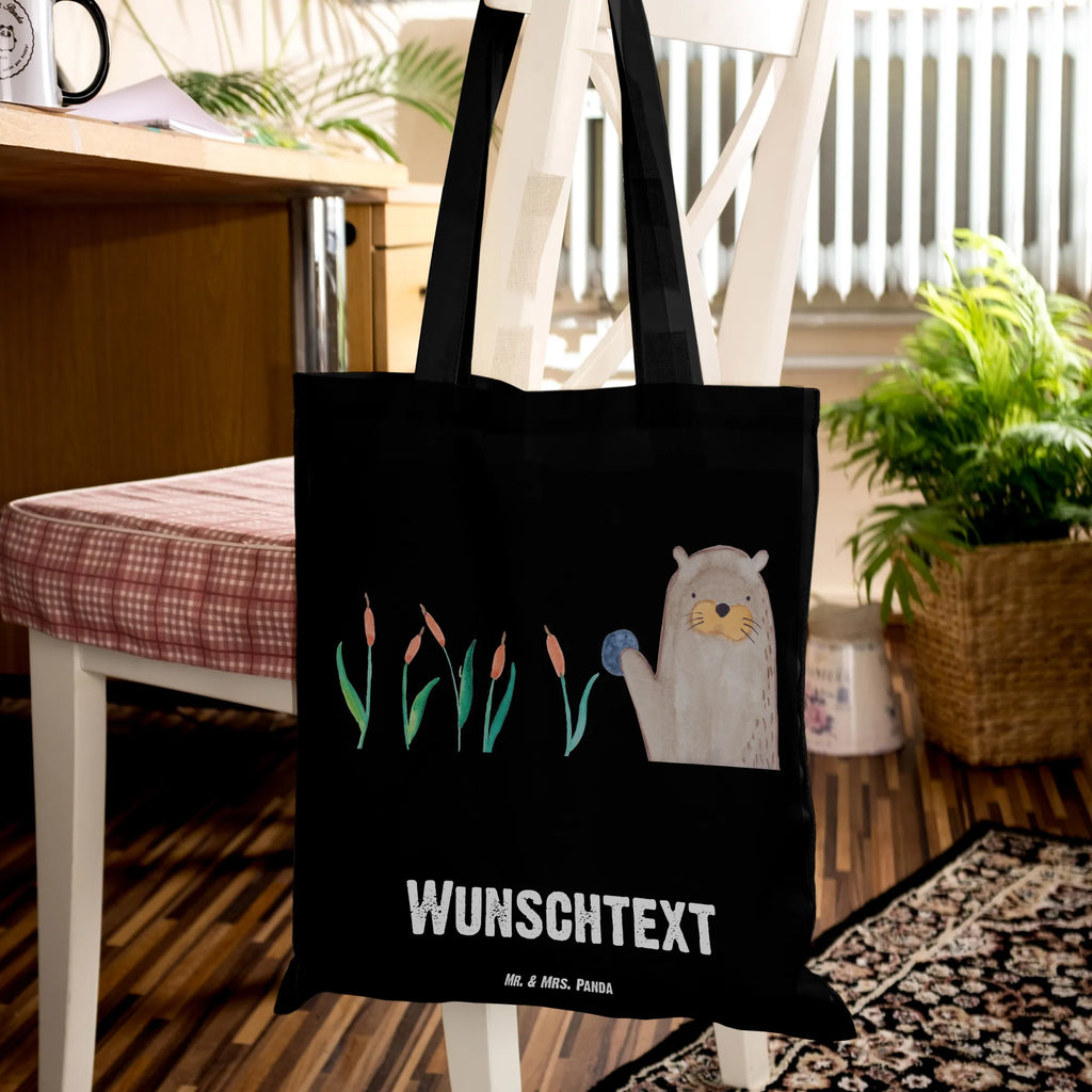 Personalizowana torba wydra kamień Tragetasche mit Namen, Einkaufstasche mit Namen, Personalisierte Beuteltasche, Personalisierter Beutel, Stoffbeutel mit Namen, Personalisierte Jutetasche, Personalisierter Jutebeutel, Personalisierter Stoffbeutel, Personalisierte Tasche, Personalisierte Einkaufstasche, Personalisierte Kindergartentasche, Otter, Fischotter, Seeotter, Otter Seeotter See Otter