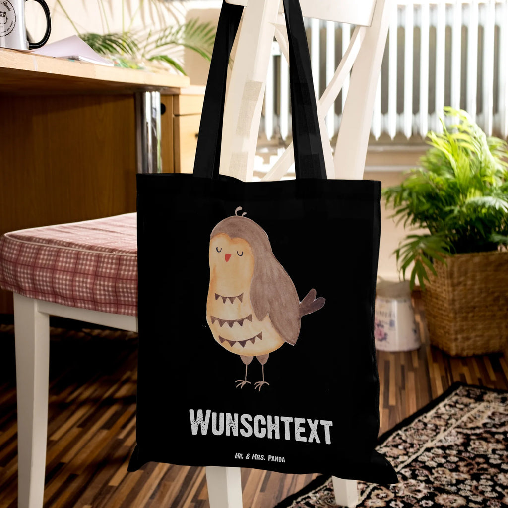 Personalizowana torba sowa zadowolona Sowa