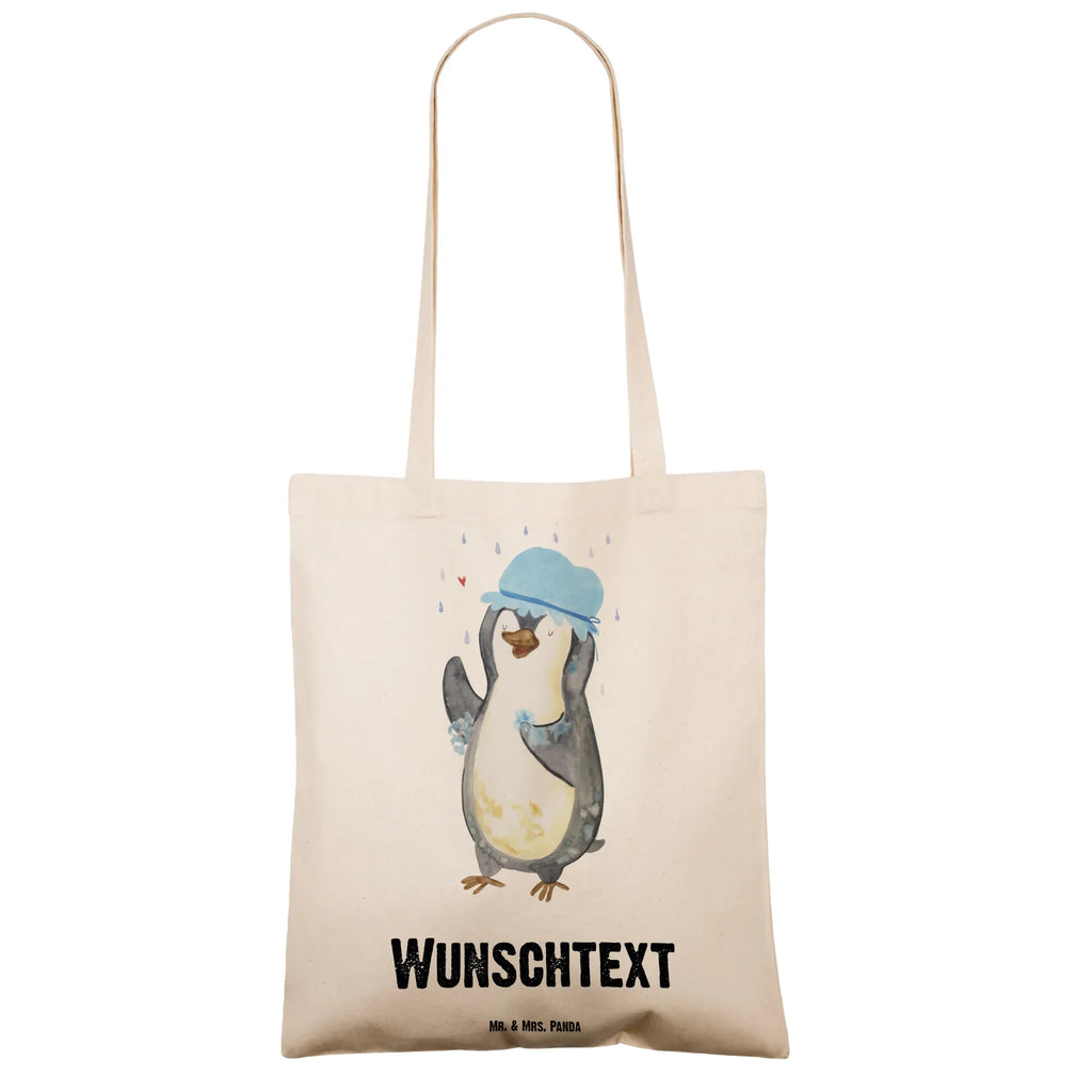 Personalised tote bag Penguin have a shower Personalisierte Einkaufstasche, Personalisierter Jutebeutel, Personalisierte Jutetasche, Tragetasche mit Namen, Personalisierter Beutel, Personalisierter Stoffbeutel, Personalisierte Kindergartentasche, Stoffbeutel mit Namen, Personalisierte Tasche, Personalisierte Beuteltasche, Einkaufstasche mit Namen, Pinguin, Dusche, glücklich sein, Lebensmotto, Pinguine, duschen, Neustart, Neuanfang, Motivation