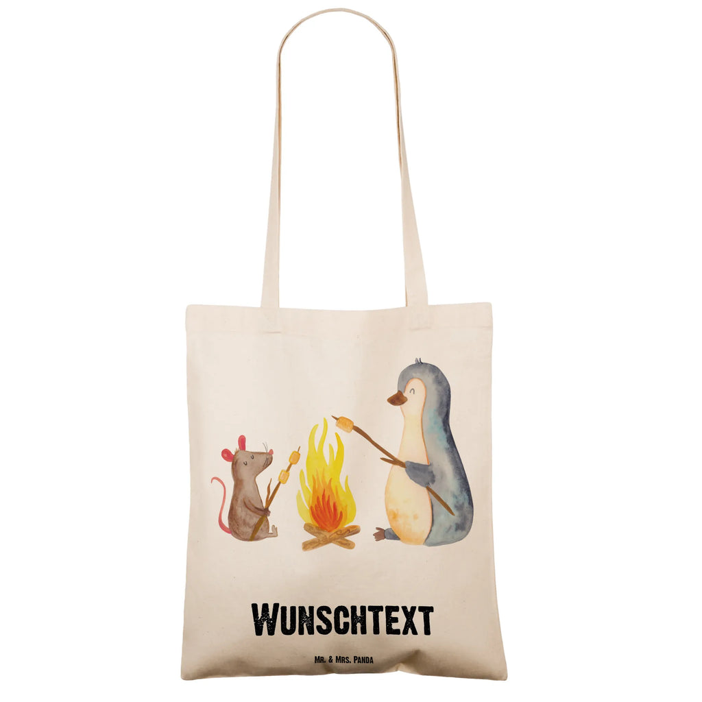 Personalisierte Tragetasche Pinguin Lagerfeuer Tragetasche mit Namen, Stoffbeutel mit Namen, Personalisierter Stoffbeutel, Personalisierter Beutel, Personalisierte Beuteltasche, Personalisierte Tasche, Personalisierte Jutetasche, Personalisierter Jutebeutel, Personalisierte Einkaufstasche, Personalisierte Kindergartentasche, Einkaufstasche mit Namen, Pinguin, Büro, Neustart, Job, Marshmallows, Motivation, Feuer, grillen, Pinguine, Lagerfeuer, Maus, Liebe, Lebensmotivation, Arbeit, Leben, Büroalltag, Lebensspruch
