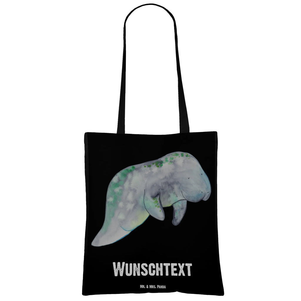Personalised tote bag manatee Relax Seafood, aquatic animals, ocean, sea, fish, shells, corals, reef, whale, narwhal, sea urchin, lobster, platypus, turtle, manatee, crocodile, orca, shrimp, gifts for seafood lovers, water world, underwater animals, underwater world, vacation, deep sea, seafood fans, gift ideas, seafood decoration, seafood posters, sugar, sweets, manatees, diet, food, diet mania, losing weight