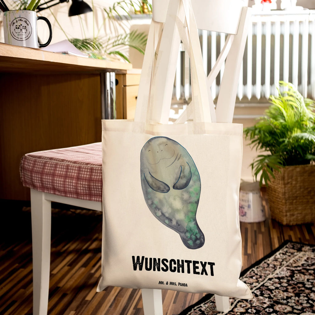 Personalised tote bag manatee happy Personalisierte Jutetasche, Personalisierte Kindergartentasche, Personalisierter Stoffbeutel, Personalisierter Beutel, Personalisierte Beuteltasche, Personalisierte Tasche, Einkaufstasche mit Namen, Stoffbeutel mit Namen, Personalisierte Einkaufstasche, Personalisierter Jutebeutel, Tragetasche mit Namen, Meerestiere, Meer, Urlaub, Zufrieden, Liebeskummer, Neuanfang, Seekuh, Seekühe, Freundin, Achtsamkeit, Selbstliebe, Respekt, Neustart