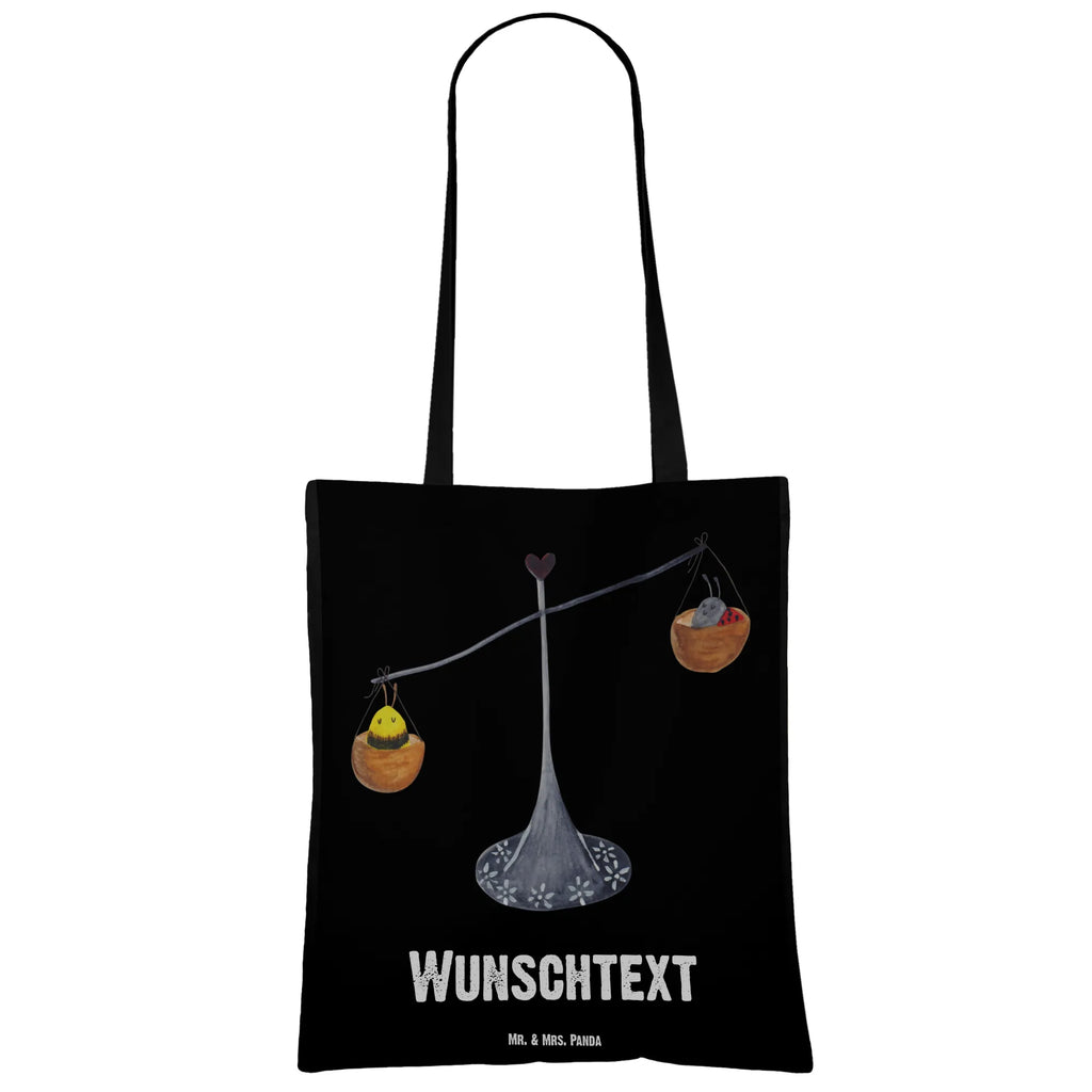 Personalised tote bag Star sign Scale constellations, birthdays, astrology, zodiac, date of birth, month of birth, birthday October, gift September, bumble bee, ladybird, Libra gift, balance, Libra zodiac sign, bee, gift October, Libra, birthday September