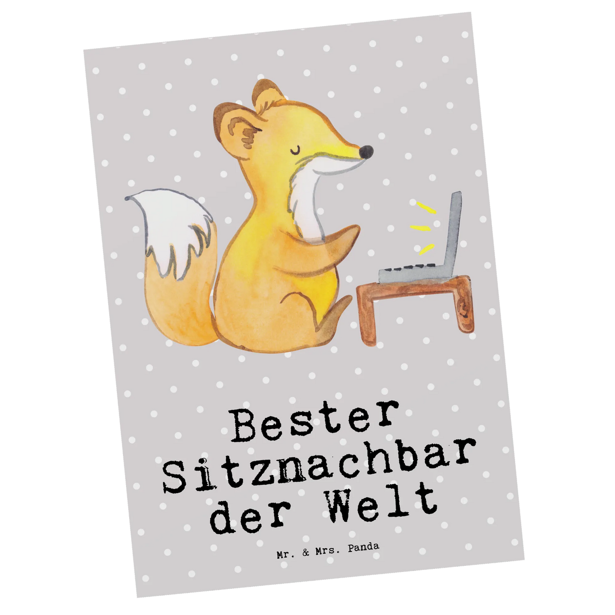Postkarte Fuchs Bester Sitznachbar der Welt Postkarten, Postkarte, bildkarte, kunstkarte, Grußkarte, Kunstkarten, Ansichtskarte, Designkarte, spruchkarte, Motivkarte, Fotokarte, einzelkarte, Ansichtskarten, Geschenkidee, Geschenk, Schenken, Mitbringsel, Geburtstag, Geburtstagsgeschenk, für, Danke, Dankeschön, Bedanken, Freude machen, Geschenktipp, Nachbar, Sitznachbar, Uni, Mitschüler, Kommilitone, Universität, Hochschule, Schule, Stuhlnachbar, Mitstudent, Seminar, Tischnachbar