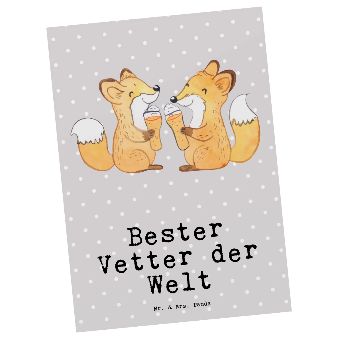Postkarte Fuchs Bester Vetter der Welt Designkarte, kunstkarte, Postkarte, bildkarte, Grußkarte, spruchkarte, Postkarten, einzelkarte, Motivkarte, Kunstkarten, Fotokarte, Ansichtskarten, Ansichtskarte, Geschenkidee, Geschenk, Schenken, Mitbringsel, Geburtstag, Geburtstagsgeschenk, für, Danke, Dankeschön, Bedanken, Freude machen, Geschenktipp, Cousin, Cousine, Kousin, Sohn von Onkel, Sohn von Tante, Vetter, Familie, Verwandtschaft