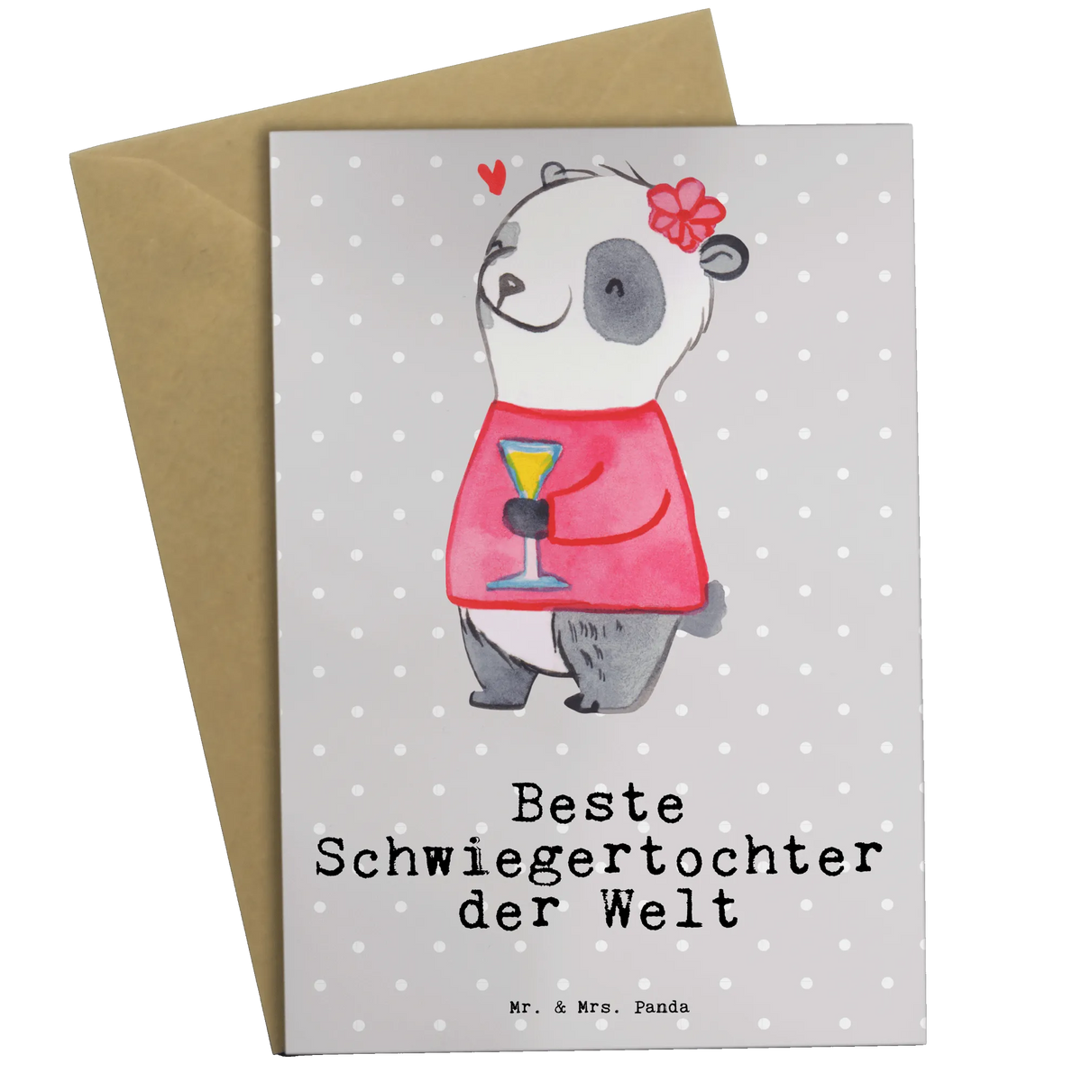 Grußkarte Panda Beste Schwiegertochter der Welt Motivkarte, vatertagskarte, firmungskarte, dankeskarten, weihnachtskarten, Grußkarte, Beileidskarte, kommunionskarte, Grußkarten, spruchkarte, genesungskarte, babykarte, glückwunschkarten, neujahrskarte, jubiläumskarte, osterkarten, osterkarte, hochzeitskarten, Klappkarte, Glückwunschkarte, valentinstagskarte, einladungskarten, abiturkarte, Geschenkidee, Geschenk, Schenken, Mitbringsel, Geburtstag, Geburtstagsgeschenk, für, Danke, Dankeschön, Bedanken, Freude machen, Geschenktipp, Angeheiratet, Hochzeit, Schwiegertochter, Frau, Ehefrau Des Sohns, Tochter
