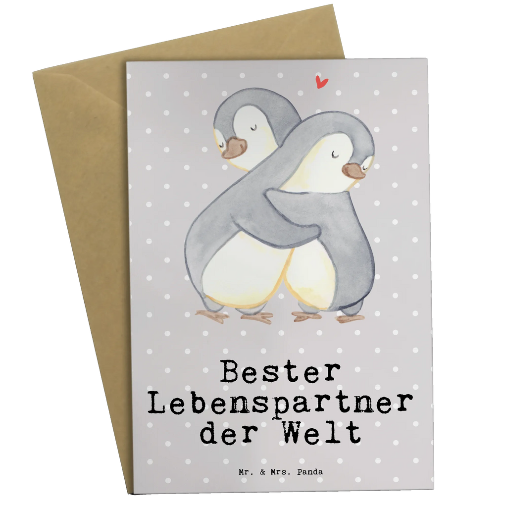 Greetings card penguin Best life partner in the world Ansichtskarten, Einladungskarte, Karte, Geburtstagskarte, Hochzeitskarte, Klappkarte, Glückwunschkarte, Grußkarte, für, Dankeschön, Geschenk, Schenken, Geburtstag, Geburtstagsgeschenk, Geschenkidee, Danke, Bedanken, Mitbringsel, Freude machen, Geschenktipp, Ehemann, Ehefrau, Lebenspartner, Partner, Hochzeitstag, Freundin, Freund, verliebt, Liebe, Ehepartner