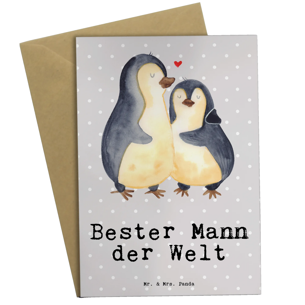 Greetings card penguin best man in the world greeting card, birthday card, folding card, invitation card, wedding card, for, thank you, gift, giving, birthday, birthday present, gift idea, souvenir, make you happy, gift tip, spouse, husband, best, friend, Husband, significant other, trifle, darling, groom, partner, dream man, marriage