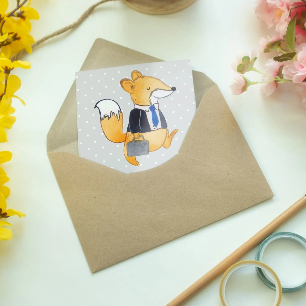 Greetings card Fox Best colleague in the world invitation card, greeting card, birthday card, wedding card, folding card, for, thank you, gift, giving, birthday, birthday present, gift idea, souvenir, make you happy, gift tip, colleague, employee, office, work, retirement, fellow worker, profession, farewell gift, Work colleague