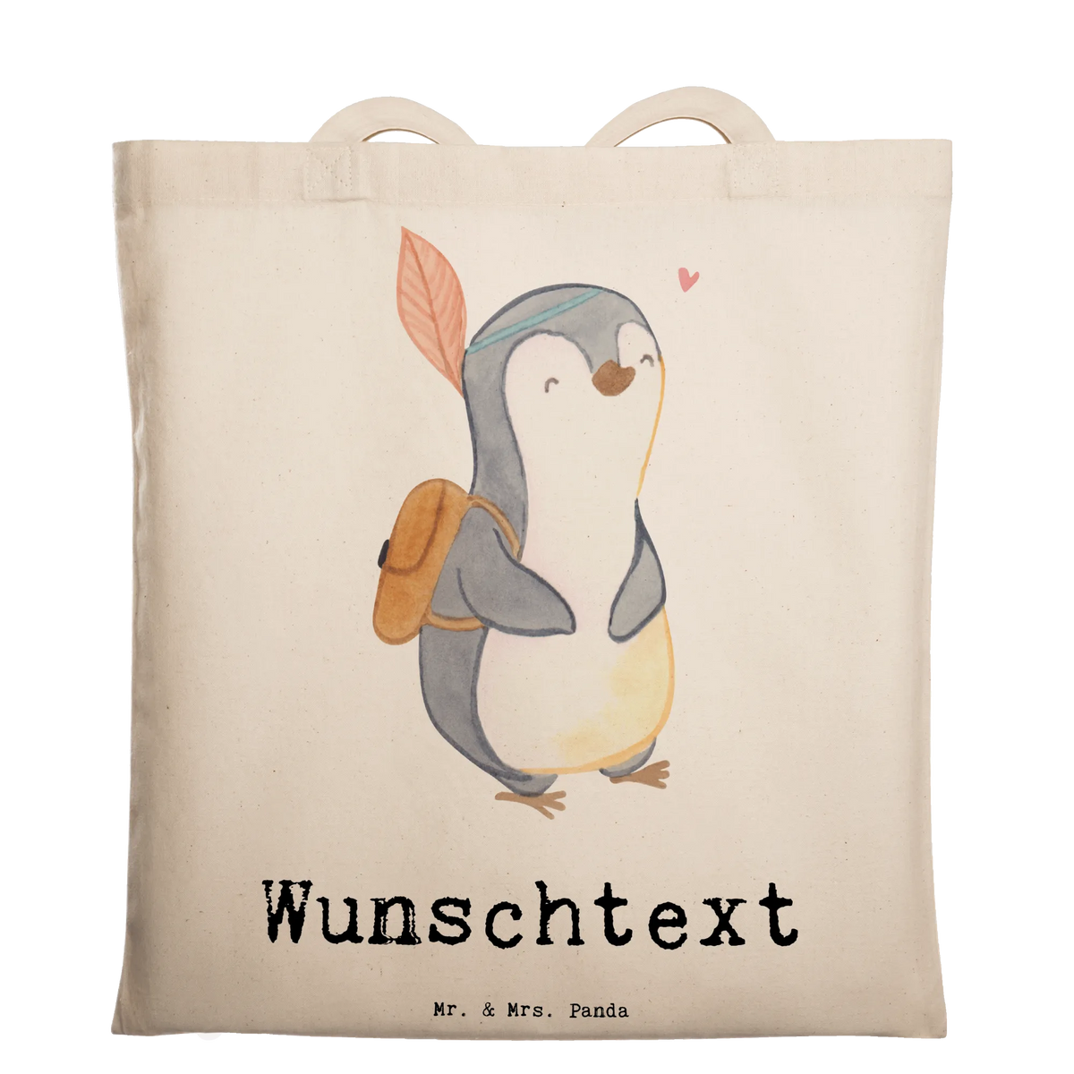 Personalised tote bag penguin Best stepchild in the world for, thank you, gift, giving, birthday, birthday present, gift idea, souvenir, make you happy, gift tip, son, best, kiddy, daughter, kid, child, offspring, favourite, birth, stepchild, married, children, christening, kids