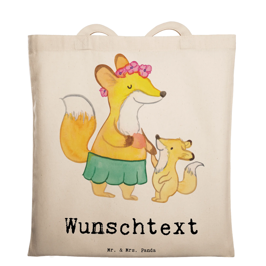 Personalised tote bag Fox best mom in the world for, thank you, gift, giving, birthday, birthday present, gift idea, souvenir, make you happy, gift tip, Mother&#39;s Day, Super Mom, Thank You, Best Mom, Mutti, Mommy, Son, Mother, Mama, Daughter, Ma, Best