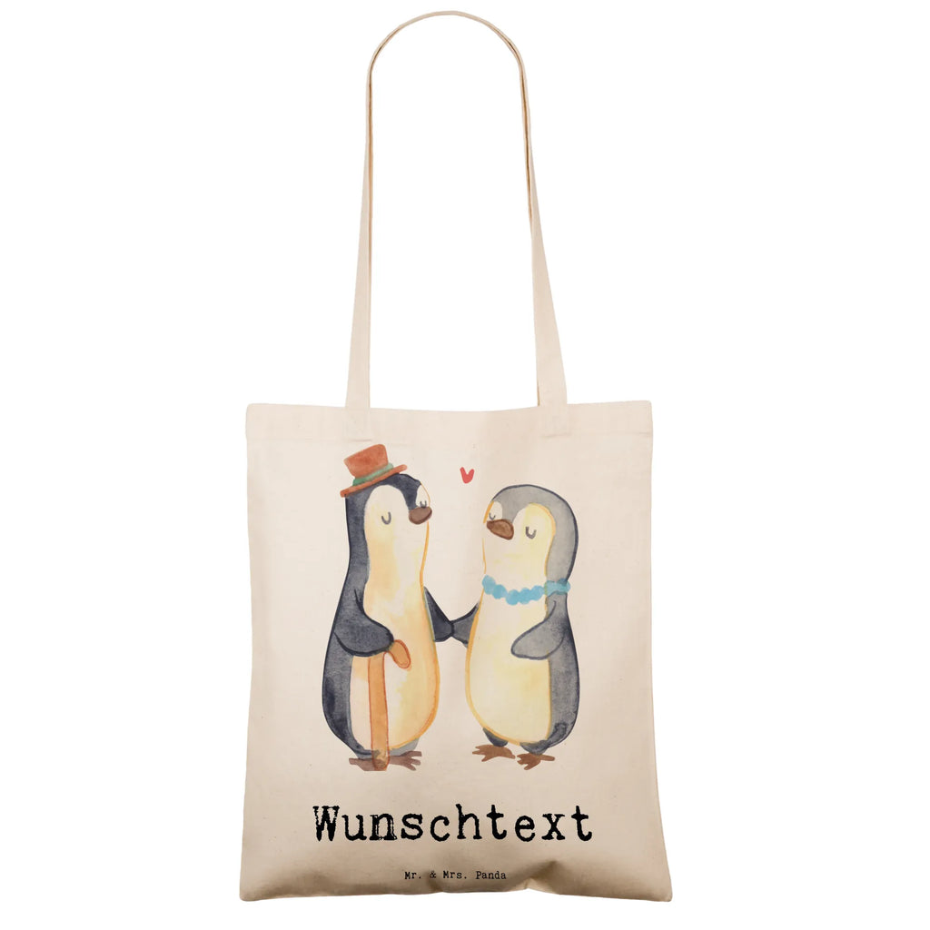 Personalised tote bag penguin Best grandparents in the world for, thank you, gift, giving, birthday, birthday present, gift idea, souvenir, make you happy, gift tip, granddaughter, best, grandpa. Grandpa, little thing, grandma, grandchild, grandfather, grandmother, oppa, Grandparents, grandpa, grandson, oppi, grandparents