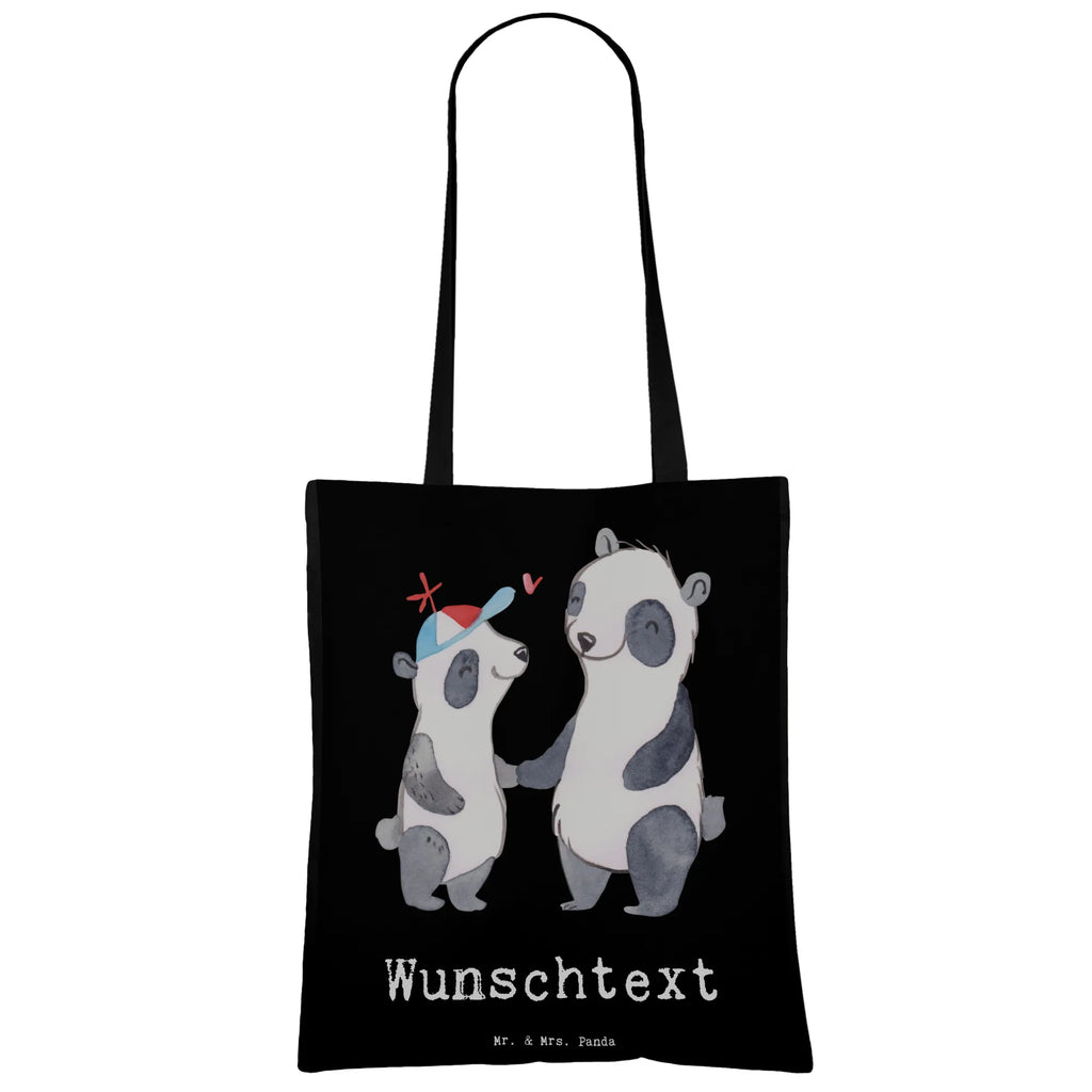 Personalisierte Tragetasche Panda Bester Vater der Welt Tüte, Personalisierter Beutel, Einkaufsbeutel, Stoffbeutel mit Namen, Personalisierte Jutetasche, Personalisierte Tasche, Einkaufstasche mit Namen, Shopper, Strandtasche, Tragetasche mit Namen, Schultertasche, Personalisierte Kindergartentasche, Personalisierte Beuteltasche, Personalisierter Jutebeutel, Personalisierter Stoffbeutel, Umhängetasche, Personalisierte Einkaufstasche, Geschenkidee, Geschenk, Schenken, Mitbringsel, Geburtstag, Geburtstagsgeschenk, für, Danke, Dankeschön, Bedanken, Freude machen, Geschenktipp, Papa, Papi, Eltern, Vati, Geschenk Vater, Familie, Mann, Paps, Vater, Dad, Daddy, Kleinigkeit, Bester