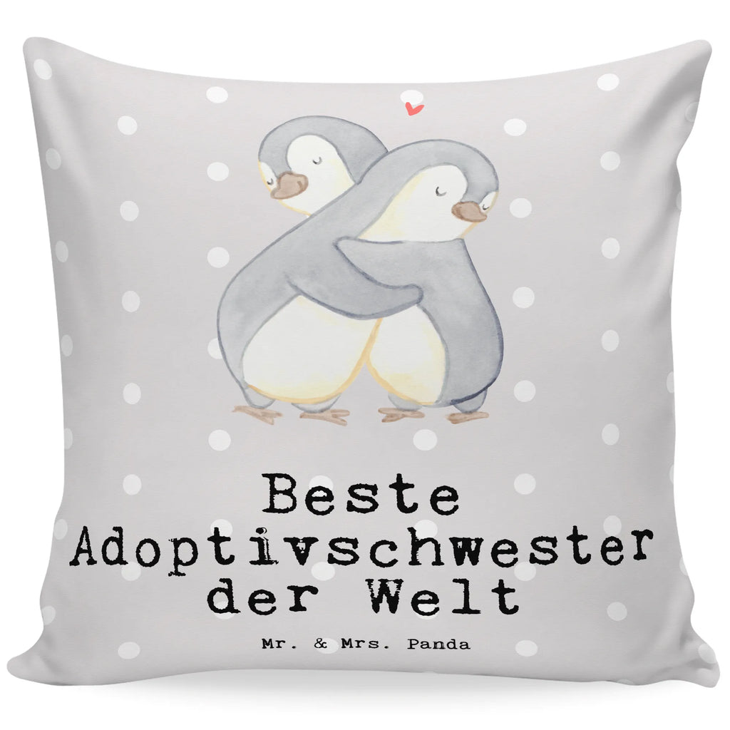 40x40 Kissen Pinguin Beste Adoptivschwester der Welt Kissenhülle, Motivkissen, Sofakissen, Kissenhülle 40x40, Kissen 40x40 Waschbar, Dekokissen, Kissenbezüge, Kopfkissen, Kissen, Sofakissen 40x40, Dekokissen Sofa, Kissenbezug 40x40, Kopfkissen 40x40, Kissen 40x40, sofakissen, Dekokissen 40x40, sitzkissen, Couchkissen, Zierkissen, für, Dankeschön, Geschenk, Schenken, Geburtstag, Geburtstagsgeschenk, Geschenkidee, Danke, Bedanken, Mitbringsel, Freude machen, Geschenktipp, Adoptivschwester, Sister, Beste, Schwester, adoptiert, Familie, Adoptiv, Kleinigkeit, Geschwister, Schwesterherz, Tochter
