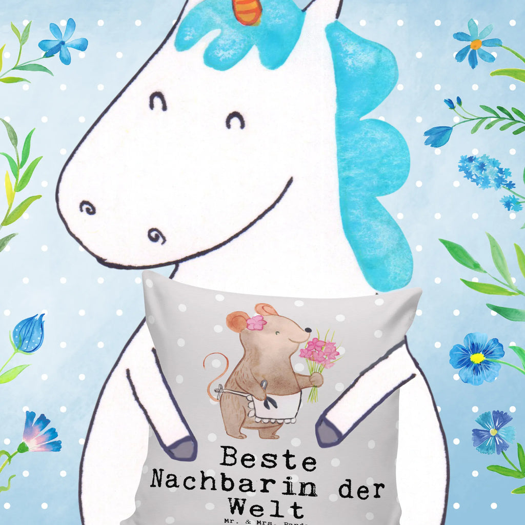 Cushion Mouse Best neighbor in the world pad, couch, bed, Pillow, sofa, soft, bedroom, 40x40, cushion, pillows, pillow case, fluffy, settee, 40 x 40, for, thank you, gift, giving, birthday, birthday present, gift idea, souvenir, make you happy, gift tip, resident, friend, neighbors, Neighbor, neighborhood, friendship, neighbor