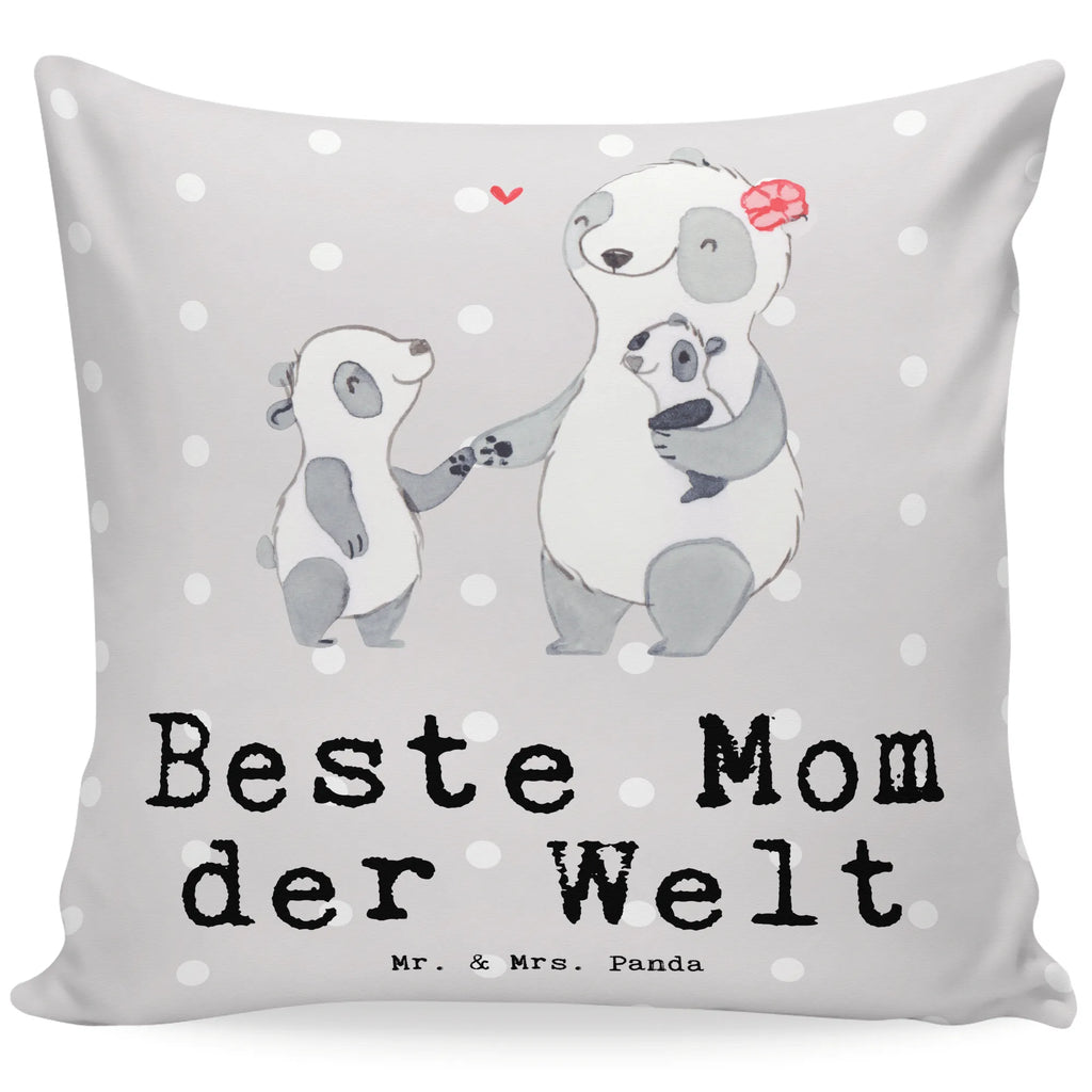 Cushion panda best mom in the world bed, bedroom, fluffy, cushion, settee, pillows, sofa, soft, Pillow, 40x40, pillow case, couch, pad, 40 x 40, for, thank you, gift, giving, birthday, birthday present, gift idea, souvenir, make you happy, gift tip, Daughter, Thanks, Thank You, Mother&#39;s Day, Mother, Super Mom, Mama, Best, Mommy, Mom, Mutti, Best Mom, Son, Ma