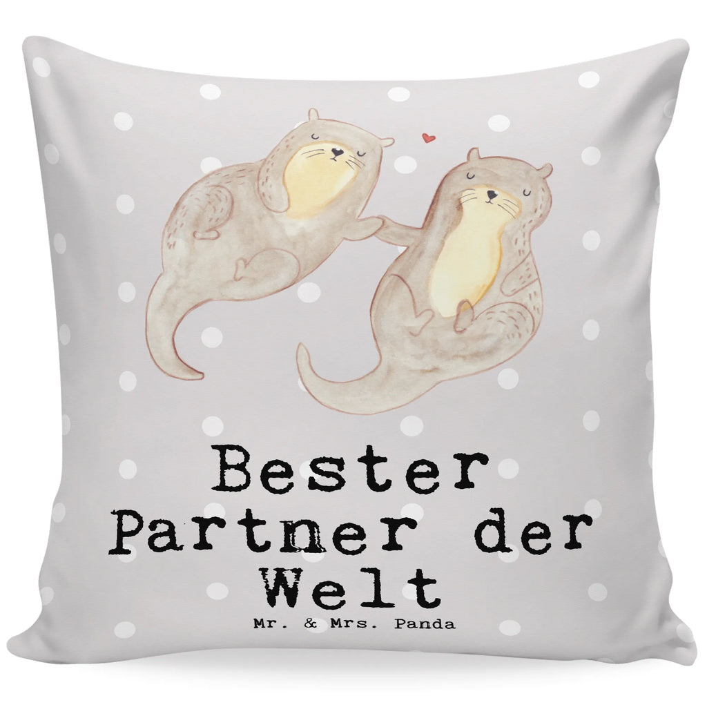 Cushion otter Best partner in the world bedroom, pillow case, sofa, cushion, bed, fluffy, 40x40, couch, 40 x 40, soft, Pillow, pad, settee, pillows, for, thank you, gift, giving, birthday, birthday present, gift idea, souvenir, make you happy, gift tip, boyfriend, couple, significant other, Wife, Woman, Man, Partner, Husband. Girlfriend, love, Spouse