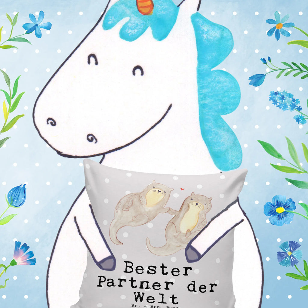 Cushion otter Best partner in the world bedroom, pillow case, sofa, cushion, bed, fluffy, 40x40, couch, 40 x 40, soft, Pillow, pad, settee, pillows, for, thank you, gift, giving, birthday, birthday present, gift idea, souvenir, make you happy, gift tip, boyfriend, couple, significant other, Wife, Woman, Man, Partner, Husband. Girlfriend, love, Spouse