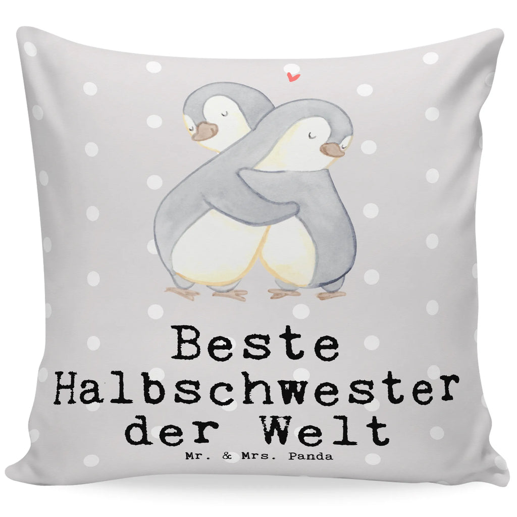 40x40 Kissen Pinguin Beste Halbschwester der Welt Motivkissen, Dekokissen 40x40, Sofakissen, Sofakissen 40x40, sitzkissen, Zierkissen, Couchkissen, Dekokissen, Kissenbezug 40x40, Kissenhülle, Kopfkissen, Kissen, Dekokissen Sofa, Kissen 40x40, Kopfkissen 40x40, Kissenhülle 40x40, Kissen 40x40 Waschbar, Kissenbezüge, sofakissen, für, Dankeschön, Geschenk, Schenken, Geburtstag, Geburtstagsgeschenk, Geschenkidee, Danke, Bedanken, Mitbringsel, Freude machen, Geschenktipp, Familie, Liebe, Sister, Stiefschwester, Geschwister, Schwestern, Kinder, Halbschwester, Schwesterherz, Tochter, Kleinigkeit, Schwester, Stiefgeschwister, Beste
