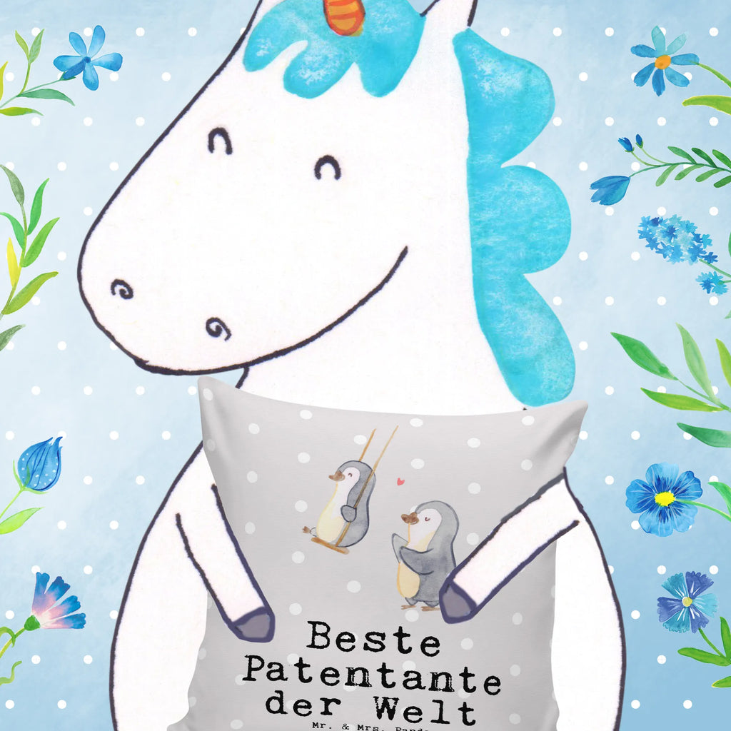 Cushion penguin Best godmother in the world soft, pillows, bed, Pillow, cushion, 40 x 40, settee, bedroom, fluffy, couch, sofa, pad, pillow case, 40x40, for, thank you, gift, giving, birthday, birthday present, gift idea, souvenir, make you happy, gift tip, family, favorite aunt, Godmother, nephew, little thing, christening partner, niece, godfather aunt, baptism