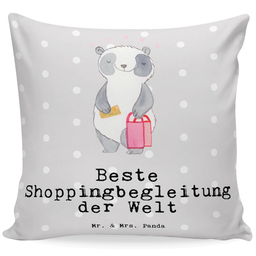 Cushion panda Best shopping companion in the world bedroom, soft, cushion, 40x40, couch, 40 x 40, pillow case, fluffy, Pillow, pillows, pad, bed, sofa, settee, for, thank you, gift, giving, birthday, birthday present, gift idea, souvenir, make you happy, gift tip, shopping queen, shopping, bff, girlfriend, queen, boyfriend, shopping partner, partner, Shopping companion, escort, best