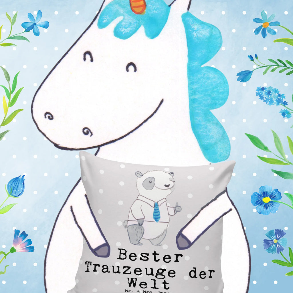 Cushion panda Best Best Man in the World 40x40, fluffy, soft, pillow case, 40 x 40, bed, couch, Pillow, sofa, cushion, pillows, settee, bedroom, pad, for, thank you, gift, giving, birthday, birthday present, gift idea, souvenir, make you happy, gift tip, church, marriage, JGA, registry office, bride, Best man, wedding, wedding ceremony, best man, groom