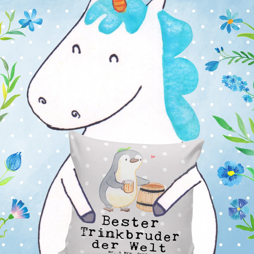 40x40 poduszka Pingwin Najlepszy kumpel do picia na świecie dla, Dziękuję, Prezent, Wręczyć, Urodziny, Prezent urodzinowy, Pomysł na prezent, Podziękować, Upominek, Sprawić radość, Tip na prezent