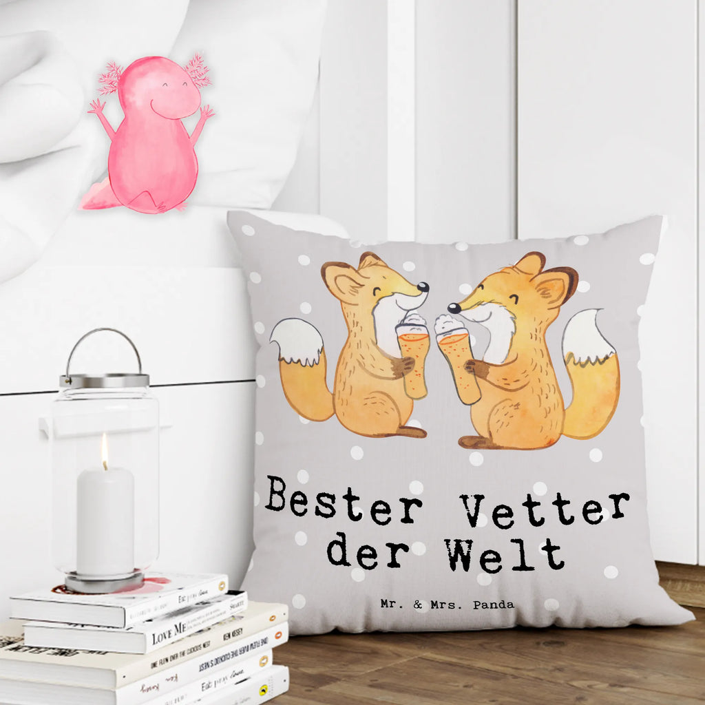 Cushion Fox Best cousin in the world cushion, sofa, pillows, 40 x 40, 40x40, pillow case, couch, pad, Pillow, settee, bed, fluffy, bedroom, soft, for, thank you, gift, giving, birthday, birthday present, gift idea, souvenir, make you happy, gift tip, uncle&#39;s son, Cousin, kin, aunt&#39;s son, cousin, family