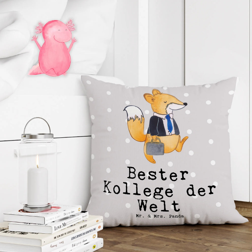 40x40 poduszka lis Najlepszy kolega na świecie dla, Dziękuję, Prezent, Wręczyć, Urodziny, Prezent urodzinowy, Pomysł na prezent, Podziękować, Upominek, Sprawić radość, Tip na prezent