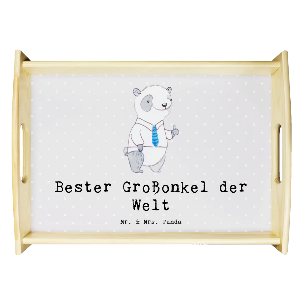 Serviertablett Panda Bester Großonkel der Welt Küchentablett, Serviertablett, Frühstückstablett, Dekotablett, Holztablett, Tablett, für, Dankeschön, Geschenk, Schenken, Geburtstag, Geburtstagsgeschenk, Geschenkidee, Danke, Bedanken, Mitbringsel, Freude machen, Geschenktipp, Onkel, Großonkel