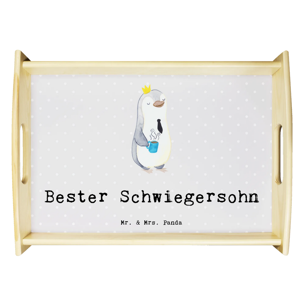 Taca serwisowa pingwin Najlepszy zięć Serviertablett, Dekotablett, Holztablett, Tablett, Küchentablett, Frühstückstablett, für, Dankeschön, Geschenk, Schenken, Geburtstag, Geburtstagsgeschenk, Geschenkidee, Danke, Bedanken, Mitbringsel, Freude machen, Geschenktipp, Schwiegersohn, angeheiratet, Ehefrau des Sohns, Frau, Tochter, Hochzeit, Heirat