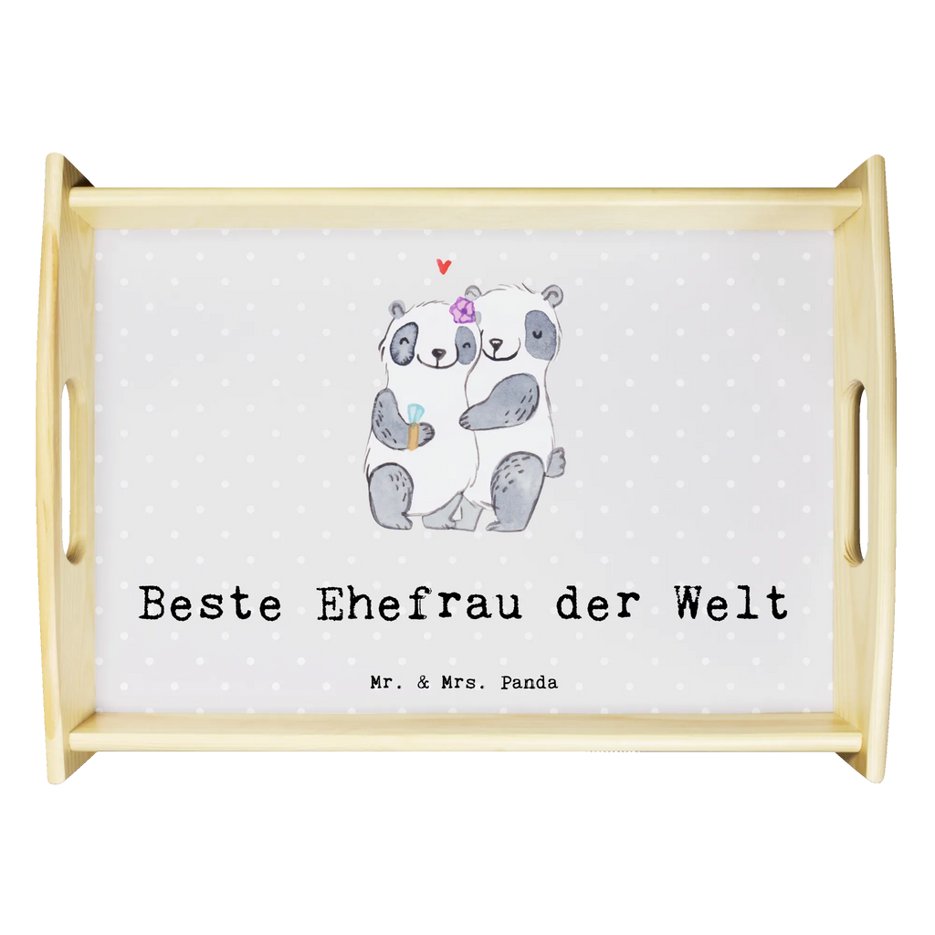 Serviertablett Panda Beste Ehefrau der Welt Tablett, Servier Tablett, tragetablett, Holztablett, couchtablett, teetablett, tablett holz, ablagetablett, sofatablett, tablett zum servieren, echtholz tablett, tablett für getränke, serviertablett holz, kaffeetablett, betttablett, Serviertablett, bett tablett, Küchentablett, essenstablett, serviertablett aus holz, tablett für bett, tablett für essen, holz serviertablett, Frühstückstablett, getränketablett, tablett aus holz, Mitbringsel, Bedanken, Geschenktipp, Freude machen, Schenken, für, Danke, Geschenk, Geschenkidee, Geburtstag, Geburtstagsgeschenk, Dankeschön, Braut, Kleinigkeit, Gattin, Freundin, Lebensgefährtin, Beste, Traumfrau, Ehepartner, Hochzeit, Partnerin, Frau, Ehefrau, Liebling, Ehe