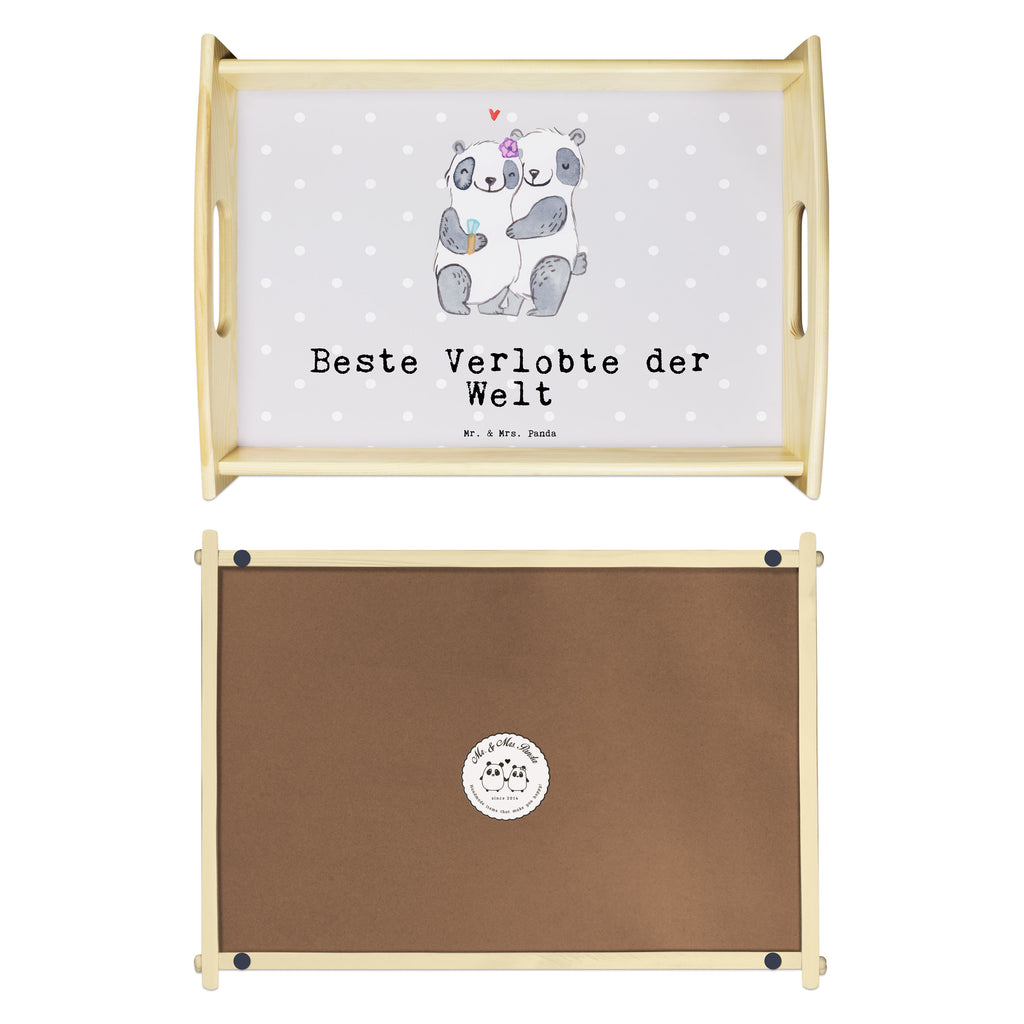 Serviertablett Panda Beste Verlobte der Welt Tablett, ablagetablett, teetablett, serviertablett aus holz, Serviertablett, holz serviertablett, Holztablett, serviertablett holz, essenstablett, echtholz tablett, tablett für bett, tablett zum servieren, Servier Tablett, Küchentablett, tablett aus holz, tablett für essen, tablett für getränke, kaffeetablett, sofatablett, couchtablett, tablett holz, Frühstückstablett, tragetablett, bett tablett, getränketablett, betttablett, Geschenkidee, Geschenk, Schenken, Mitbringsel, Geburtstag, Geburtstagsgeschenk, für, Danke, Dankeschön, Bedanken, Freude machen, Geschenktipp, Traumfrau, Ehefrau, Frau, Zukünftige, Verlobung, Verloben, Hochzeit, Verlobte, Ehe, Freundin