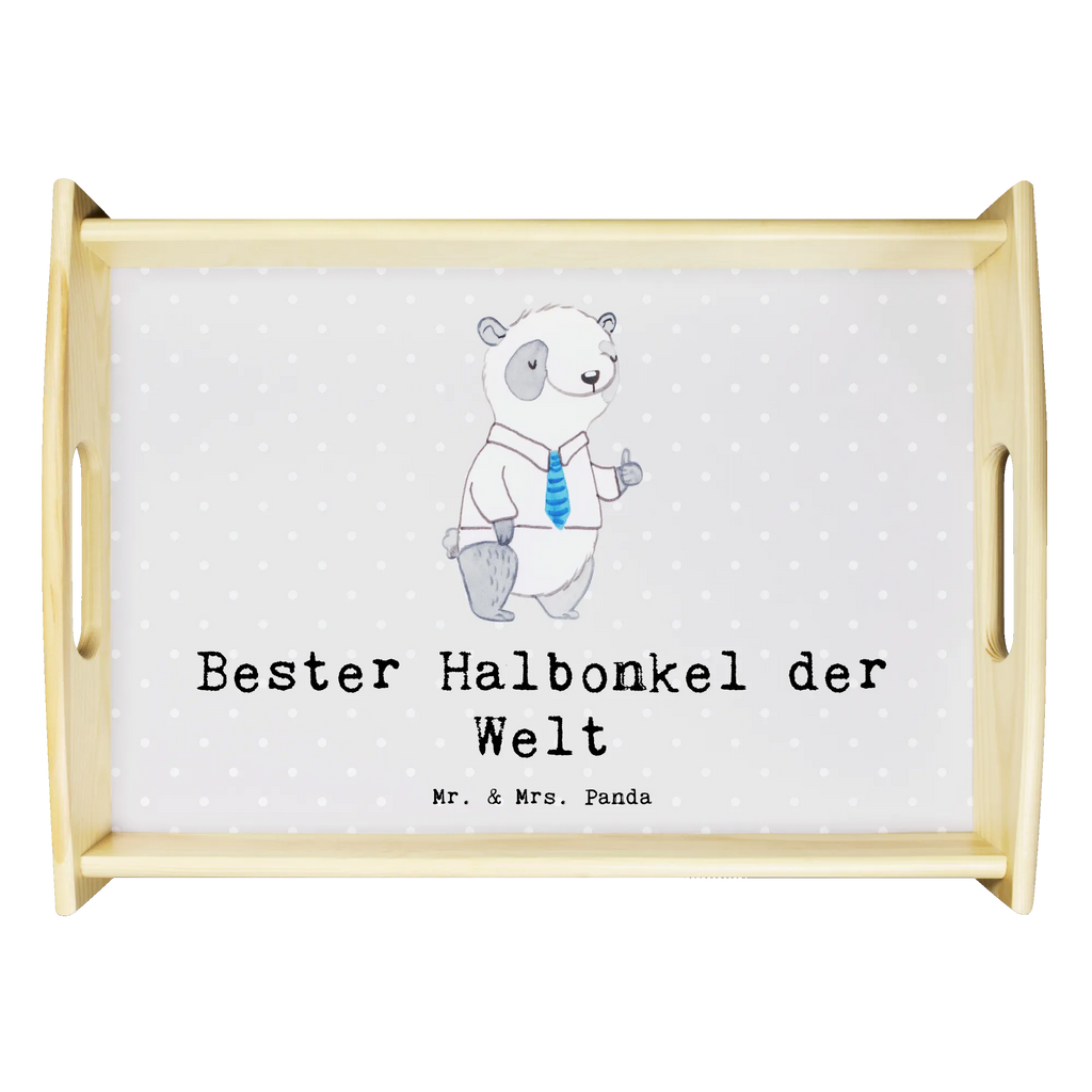 Serviertablett Panda Bester Halbonkel der Welt Tablett, Frühstückstablett, Serviertablett, Dekotablett, Küchentablett, Holztablett, für, Dankeschön, Geschenk, Schenken, Geburtstag, Geburtstagsgeschenk, Geschenkidee, Danke, Bedanken, Mitbringsel, Freude machen, Geschenktipp, Halbonkel, Stief, Onkel, Kleinigkeit, bester Onkel, Familie, Stiefgeschwister, Stiefonkel