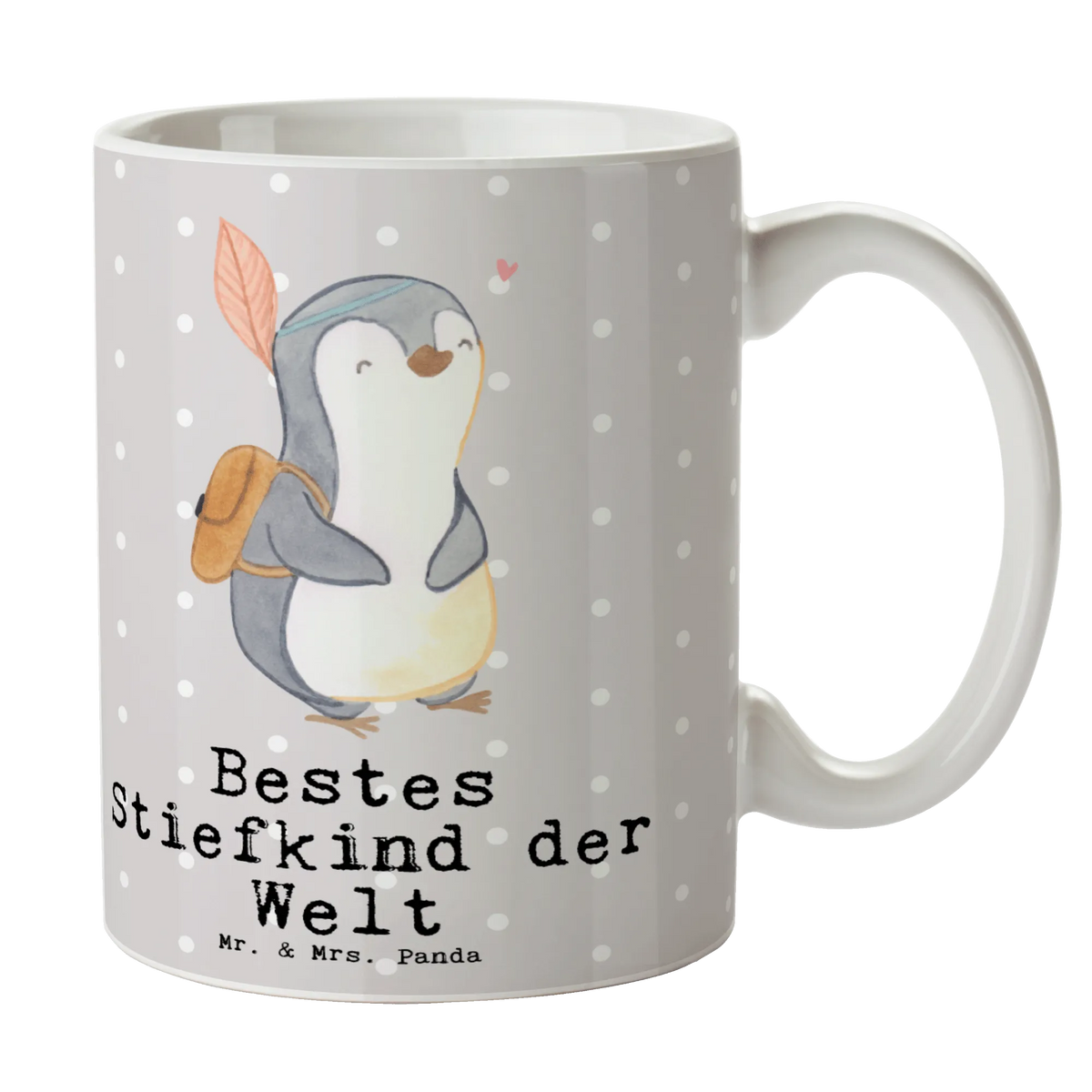 Mug penguin Best stepchild in the world gift, birthday, gift idea, birthday present, giving, thank you, for, make you happy, gift tip, son, christening, best, offspring, birth, daughter, married, child, children, stepchild, favourite
