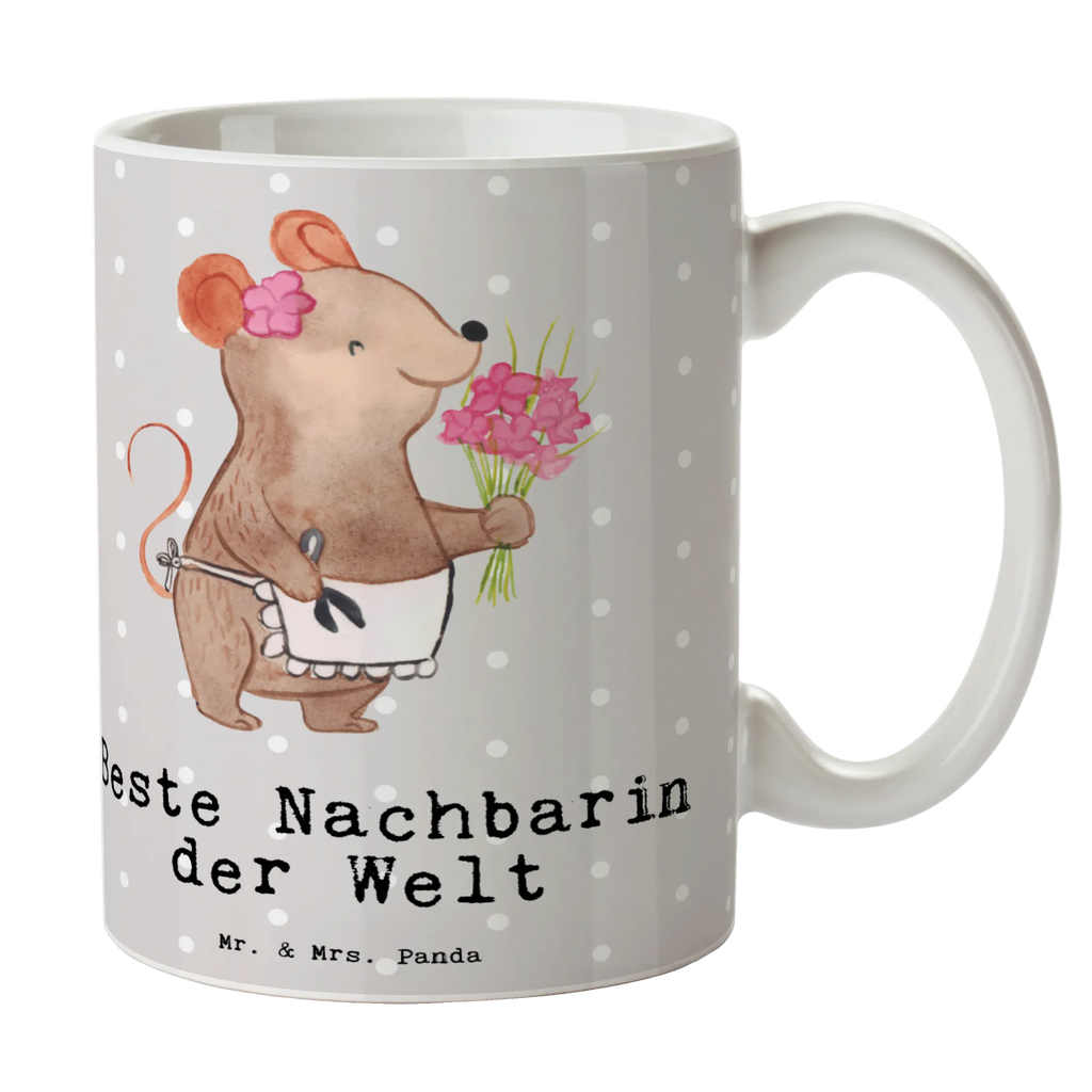 Kubek Mysz Najlepsza sąsiadka na świecie dla, Dziękuję, Prezent, Wręczyć, Urodziny, Prezent urodzinowy, Pomysł na prezent, Podziękować, Upominek, Sprawić radość, Tip na prezent